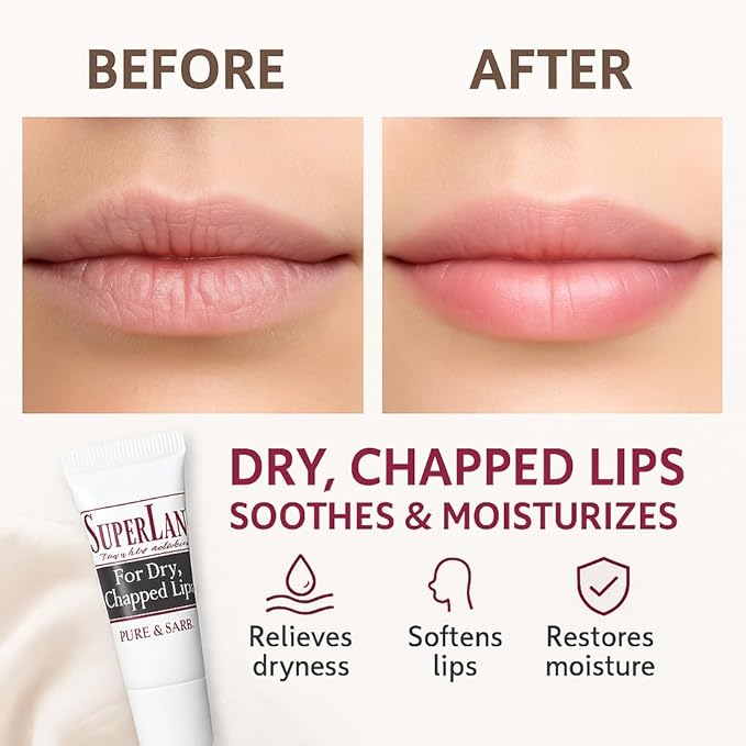 Lanolin Lip Balm 2 pack - Organic Lip Repair - Medical grade - Natural nipple cream - Moisturizer for dry cracked lips - Hydrating lip care - Ultra pure jojoba oil - Chapstick For Men & Women 0.70 Oz