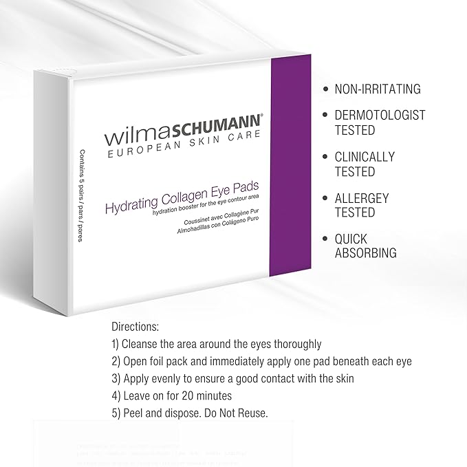 Collagen Under Eye Patches, Dark Circle & Wrinkles Under Eye Mask, Pack of 10
